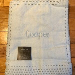 New Monogrammed Baby Blanket